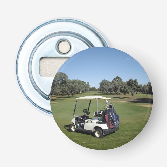 Abrebotellas Gran Día Para El Golf, Apertura De Botellas Magnét (Anverso)