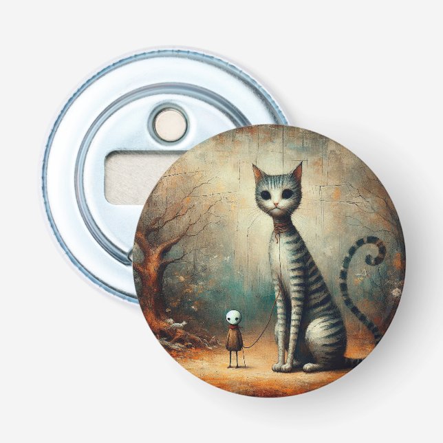 Abrebotellas Gran gato (Anverso)