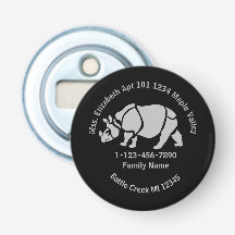 Gran Rinoceronte indio perdió dirección de casa fa