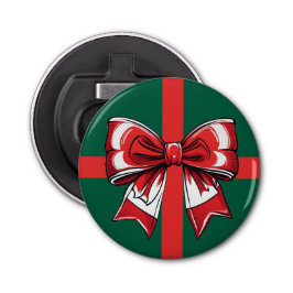 Abrebotellas Grandes Navidades rojos de color verde oscuro deco