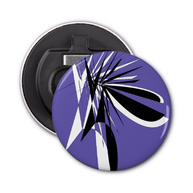 Abrebotellas Graphic purple bottle opener / Décapsuleur graphic (Anverso)