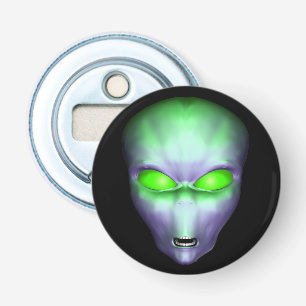 Abrebotellas Green Alien Head