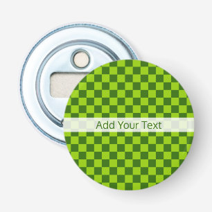 Abrebotellas Green Combination Classic Checkerboard de STaylor