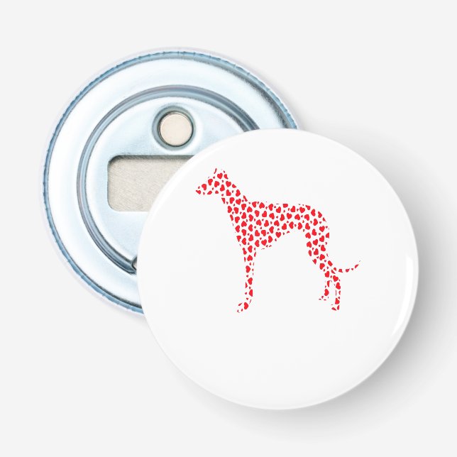 Abrebotellas Greyhound Lover Valentine Gift Greyhound Dog (Anverso)