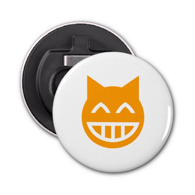 Abrebotellas Grinning Emoji Cat (Anverso)