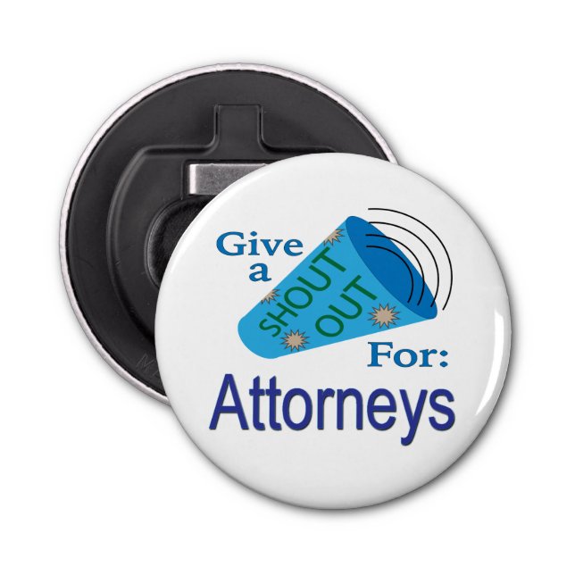 Abrebotellas Gritos a los abogados (Anverso)