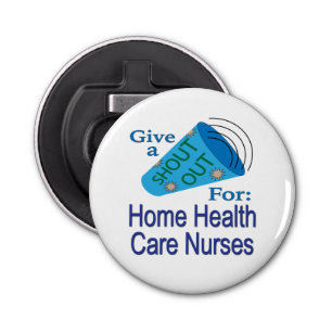 Abrebotellas Gritos para enfermeras de atención domiciliaria