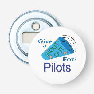 Abrebotellas Gritos para pilotos