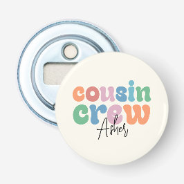 Abrebotellas Groovy Cousin Crew Personalized