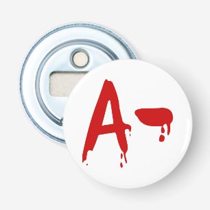 Abrebotellas Grupo Sanguíneo A- Negativo #Hospital Horror