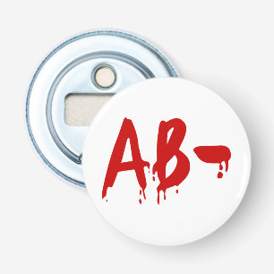 Abrebotellas Grupo sanguíneo AB- Hospital negativo de #Horror