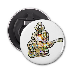 Abrebotellas Guitar Blues musican - Siéntete