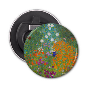 Abrebotellas Gustav Klimt - Jardín de flores