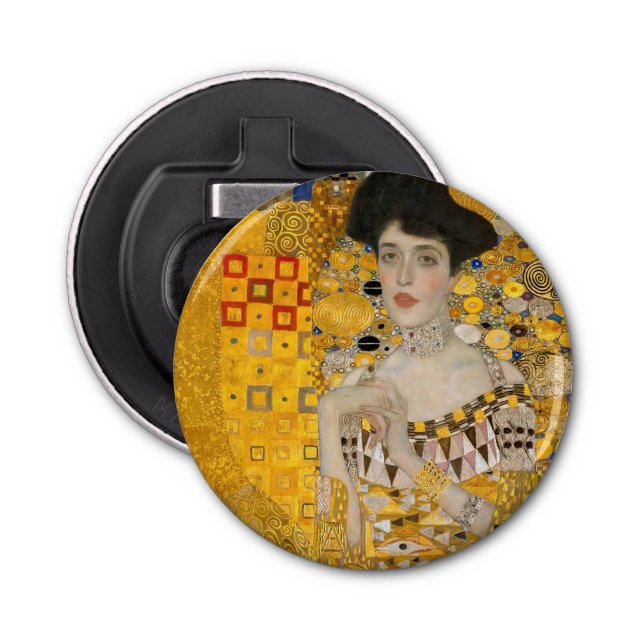 Abrebotellas Gustav Klimt - Retrato de Adele Bloch-Bauer I (Anverso)