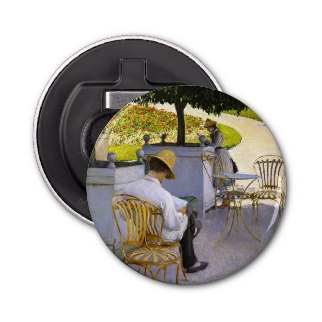 Abrebotellas Gustave Caillebotte - Los árboles Naranjas (Anverso)