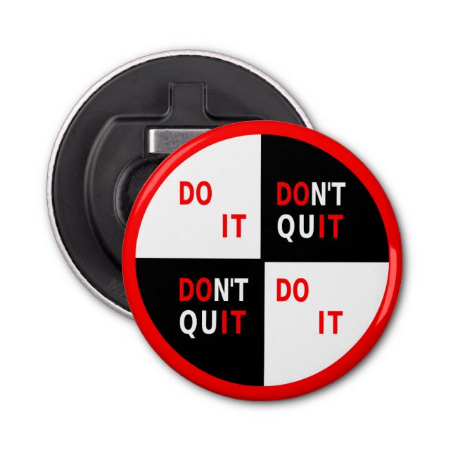 Abrebotellas HABITUD cita blanca roja negra (Anverso)