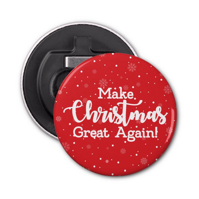 Abrebotellas Hacer grandes a los Navidades de nuevo Trump regal (Anverso)