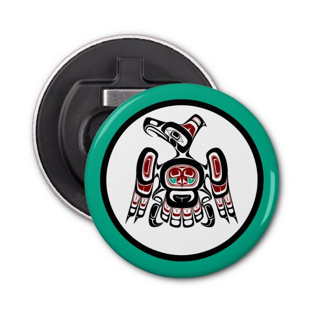 Abrebotellas Haida Kaigani Thunderbird (Anverso)