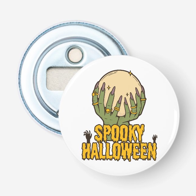Abrebotellas halloween espeluznante (Anverso)