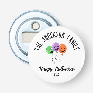 Abrebotellas Halloween Triste Calabaza Globos Nombre personaliz