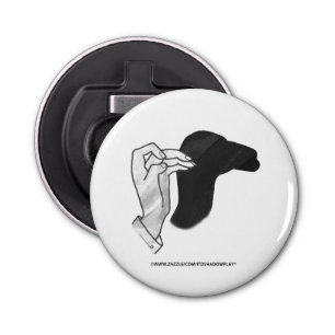 Abrebotellas Hand Silhouette Camel