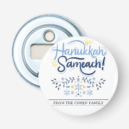 Abrebotellas Hanukkah Sameach | Familia Hanukkah simple y elega