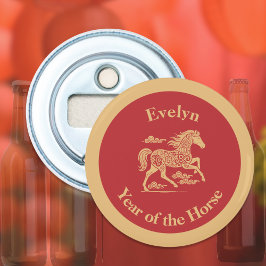 Abrebotellas Happy Lunar New Year of the Horse Lucky Clouds