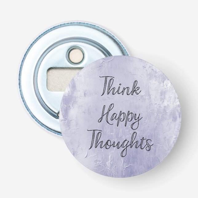 Abrebotellas Happy Thoughts Dusty Lavender Purple (Anverso)