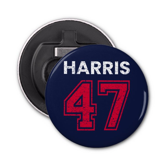 Abrebotellas Harris 47 I - Kamala Harris Por Presidente (Anverso)