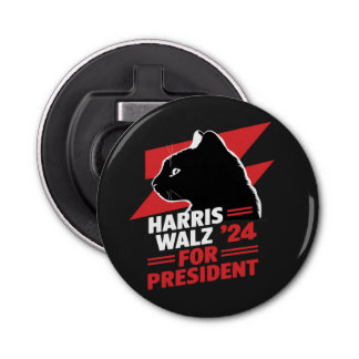 Abrebotellas Harris Walz Childless Cat Ladies T-Shirt