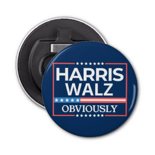 Abrebotellas Harris Walz. Obviamente. Kamala Harris Tim Walz