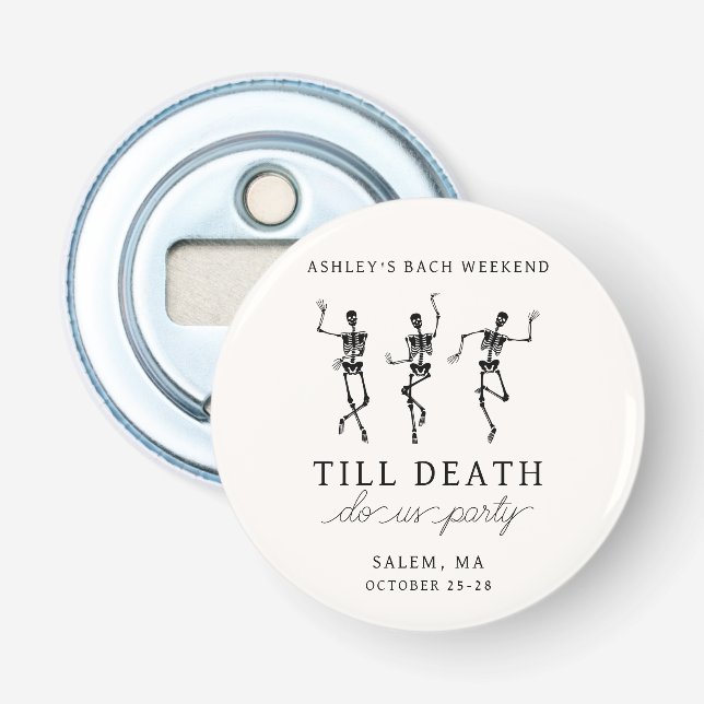 Abrebotellas Hasta que la muerte nos separe el fin de semana de (Anverso)