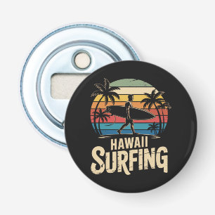 Abrebotellas Hawái Surf Retro - Surfista de Playa de la Puesta