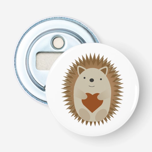 Abrebotellas Hedgehog Heart (Anverso)