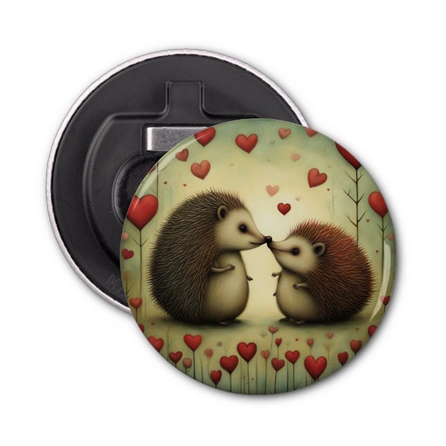 Abrebotellas Hedgehog Love 1 (Anverso)
