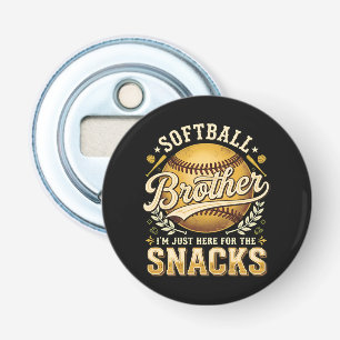 Abrebotellas Hermano de Sóftbol Divertido Snacks Deportes