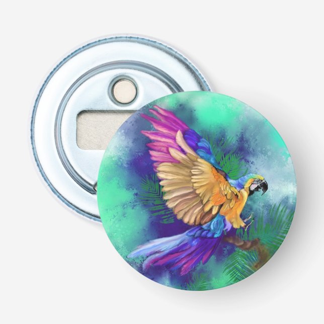 Abrebotellas Hermosa botella de loro (Anverso)