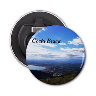 Abrebotellas Hermosa vista de la Costa Brava, España