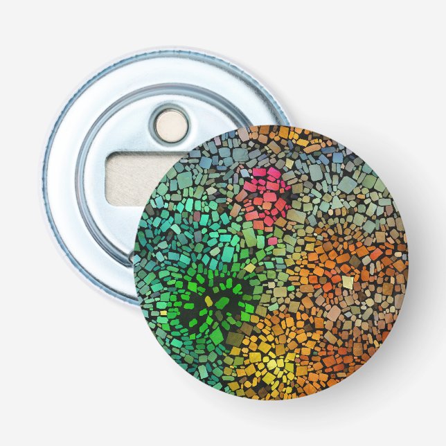 Abrebotellas Hermoso mosaico (Anverso)
