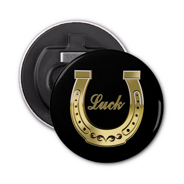 Abrebotellas Herradura dorada (Anverso)