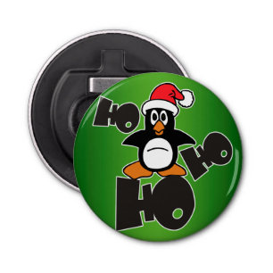 Abrebotellas Ho Ho Ho - Pingüino - Feliz Navidad + tu trasero