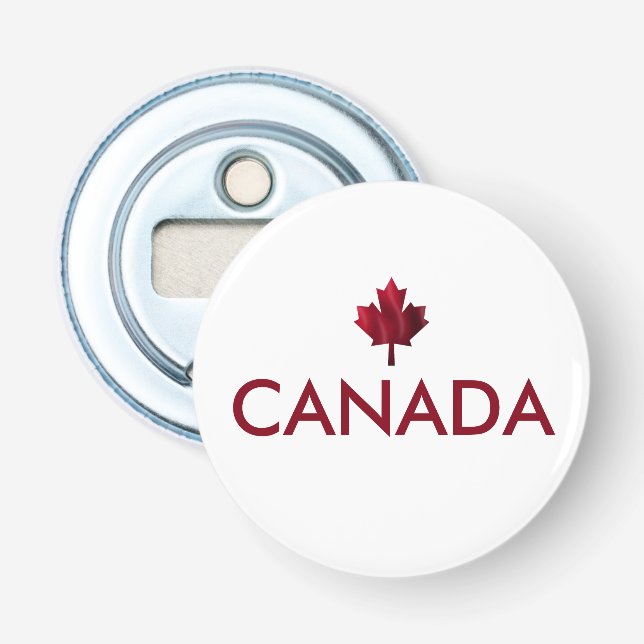 Abrebotellas Hojas de arce de Canadá (Anverso)