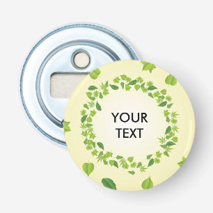 Abrebotellas Hojas de primavera