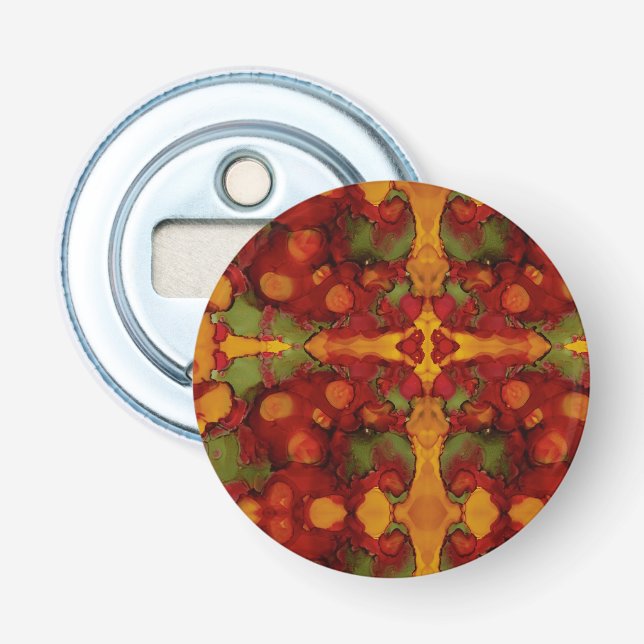 Abrebotellas Hojas otoñales (Anverso)