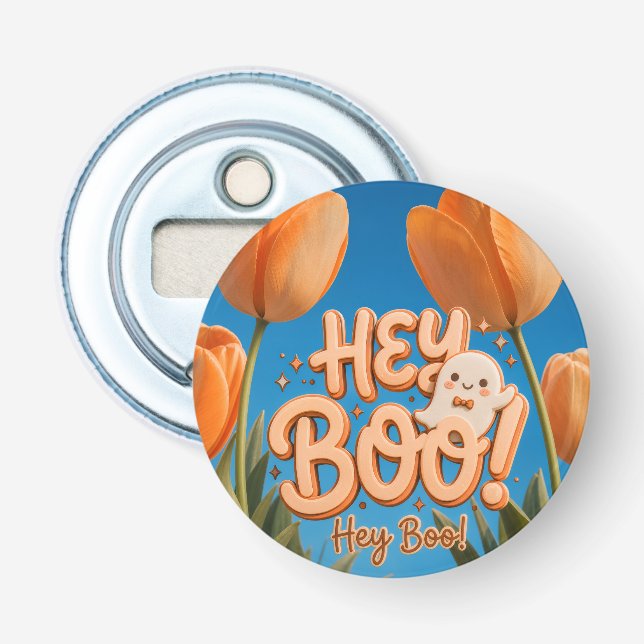 Abrebotellas ¡Hola Boo! Halloween (Anverso)