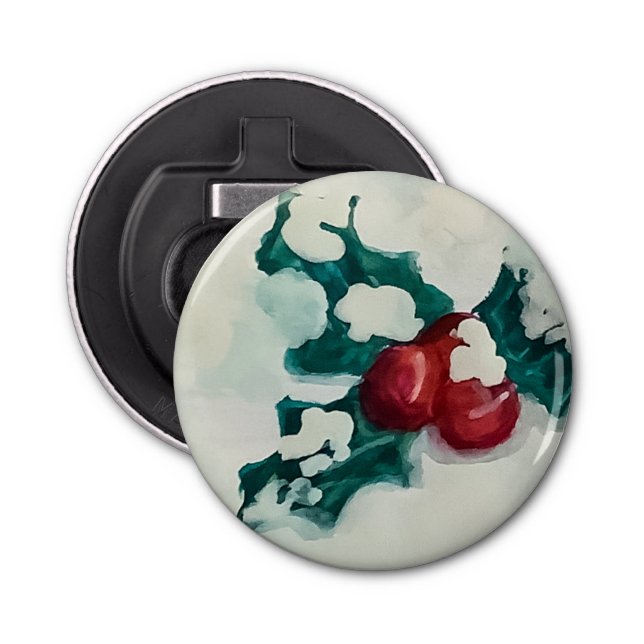 Abrebotellas Holly in Snow (Anverso)