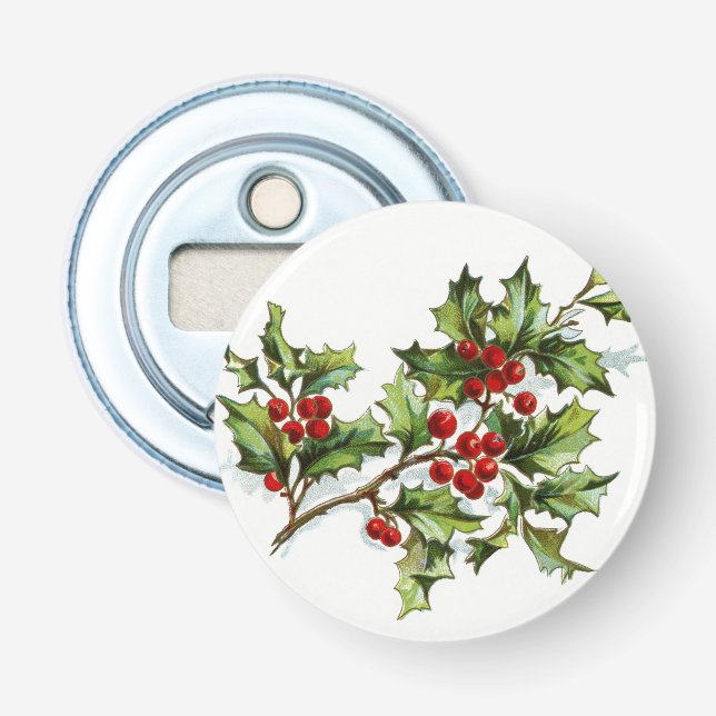 Abrebotellas HollyBerries 001 (Anverso)