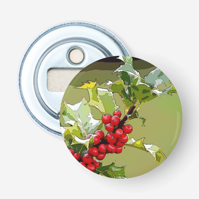 Abrebotellas HollyBerries 006 (Anverso)