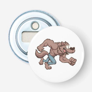 Abrebotellas Hombre Lobo Corriendo