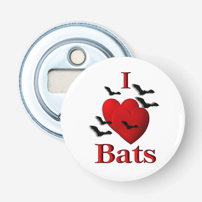 Abrebotellas I Heart Bats (Anverso)